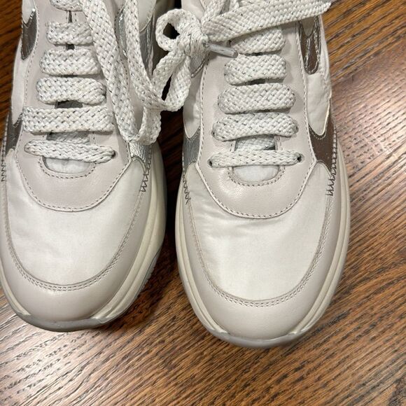 Voile Blanche, with metallic details, chunky sole sneaker shoe 40 US 10 - Picture 5 of 5